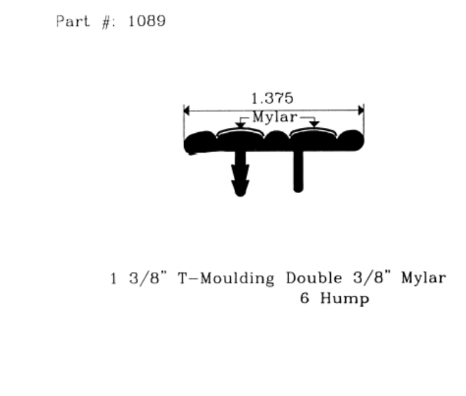 T Moldings – 1089