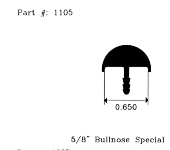 T Moldings – 1105
