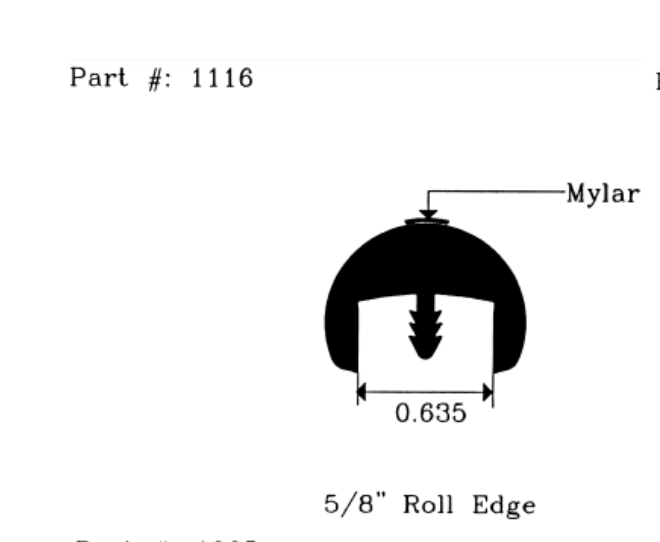 T Moldings – 1116
