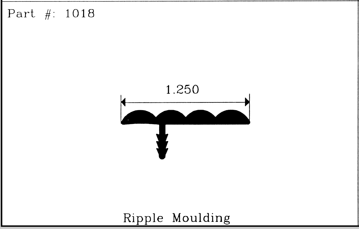 T Moldings 1018