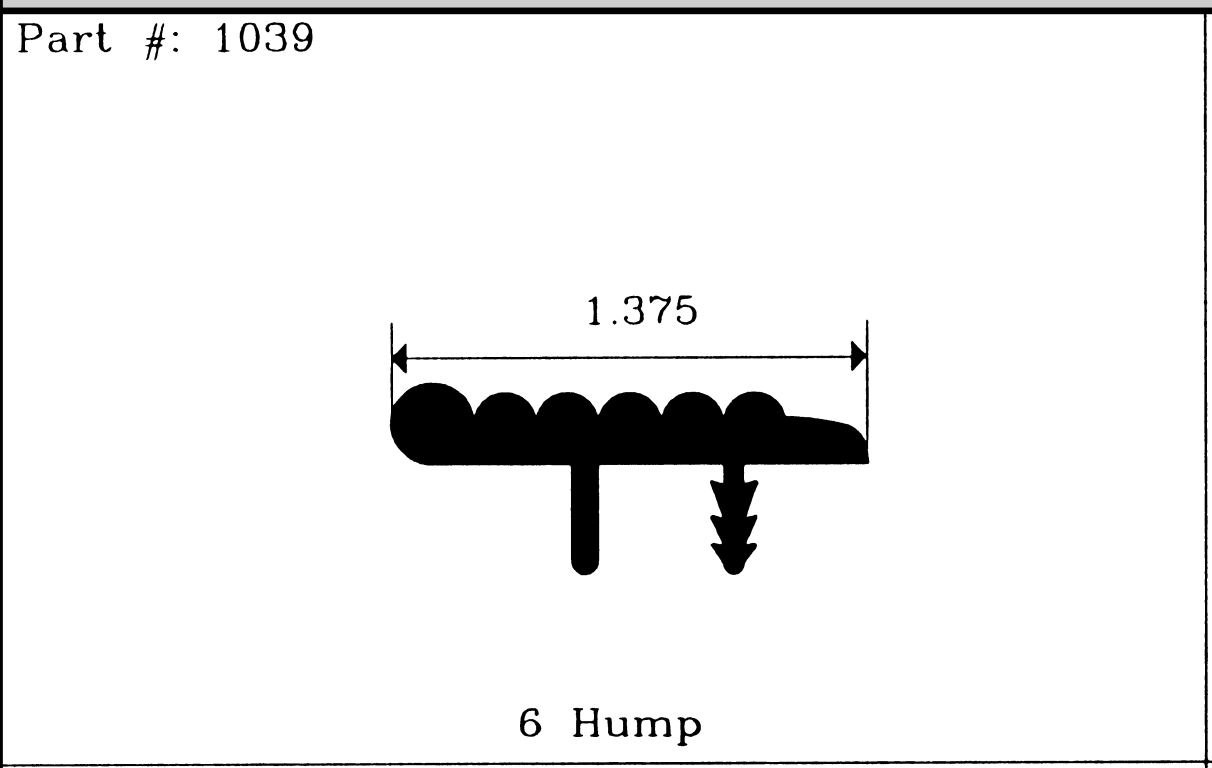 T Moldings 1039